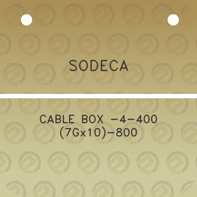 sodeca-cable-box-4-400-7gx10-800