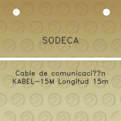 sodeca-cable-de-comunicacion-kabel-15m-longitud-15m