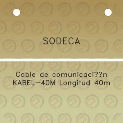 sodeca-cable-de-comunicacion-kabel-40m-longitud-40m