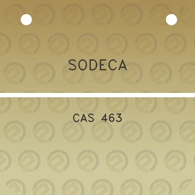 sodeca-cas-463