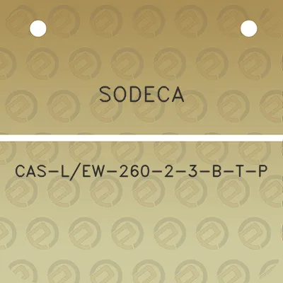 sodeca-cas-lew-260-2-3-b-t-p