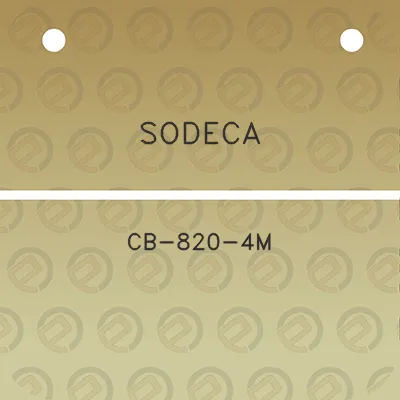 sodeca-cb-820-4m