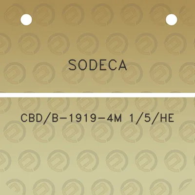 sodeca-cbdb-1919-4m-15he