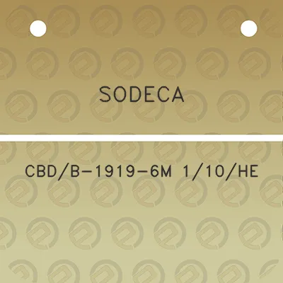 sodeca-cbdb-1919-6m-110he