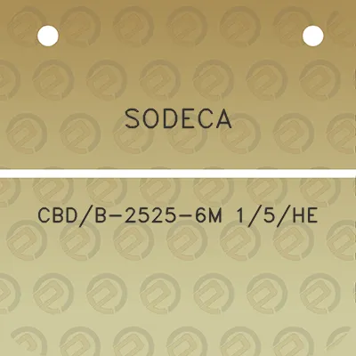 sodeca-cbdb-2525-6m-15he