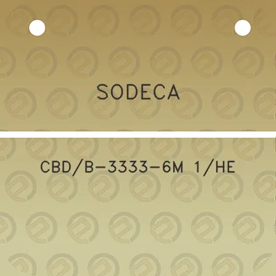 sodeca-cbdb-3333-6m-1he