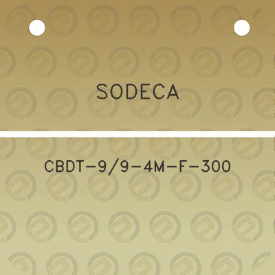 sodeca-cbdt-99-4m-f-300