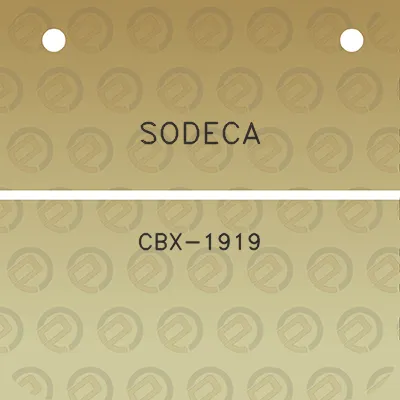 sodeca-cbx-1919