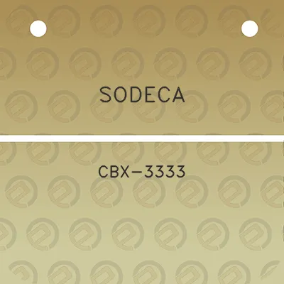 sodeca-cbx-3333