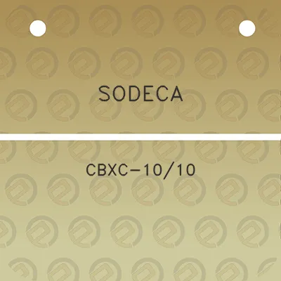 sodeca-cbxc-1010