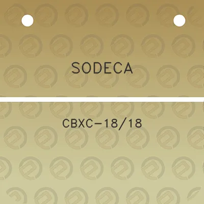 sodeca-cbxc-1818