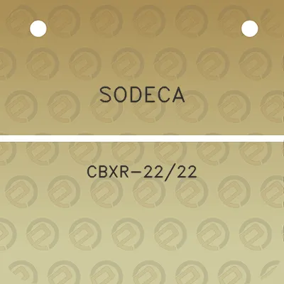 sodeca-cbxr-2222