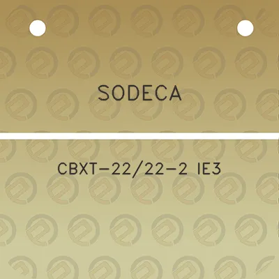 sodeca-cbxt-2222-2-ie3