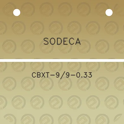 sodeca-cbxt-99-033