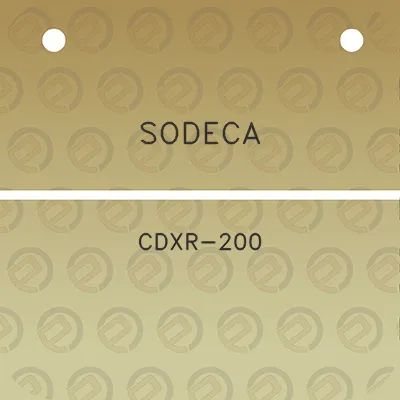 sodeca-cdxr-200