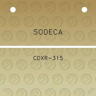 sodeca-cdxr-315