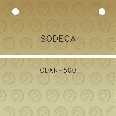 sodeca-cdxr-500