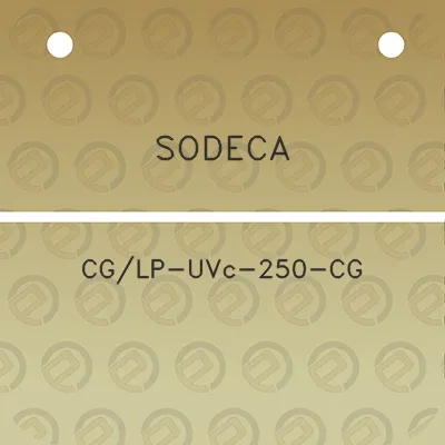 sodeca-cglp-uvc-250-cg