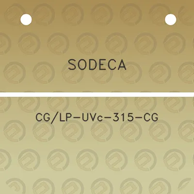 sodeca-cglp-uvc-315-cg