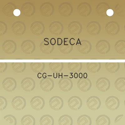 sodeca-cg-uh-3000