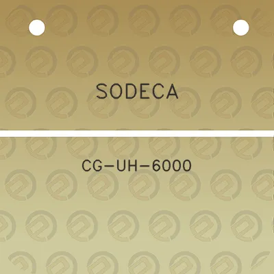 sodeca-cg-uh-6000