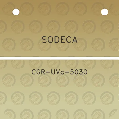 sodeca-cgr-uvc-5030