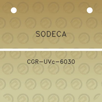 sodeca-cgr-uvc-6030