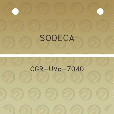 sodeca-cgr-uvc-7040