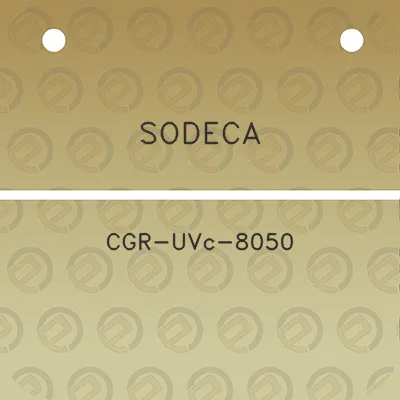 sodeca-cgr-uvc-8050