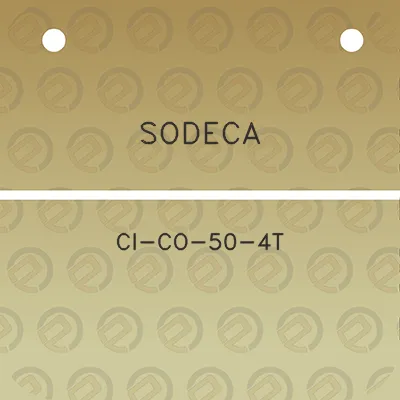 sodeca-ci-co-50-4t