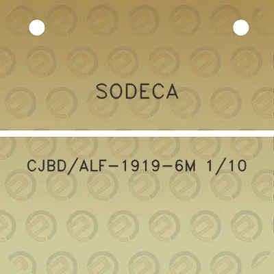 sodeca-cjbdalf-1919-6m-110