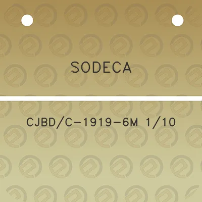 sodeca-cjbdc-1919-6m-110