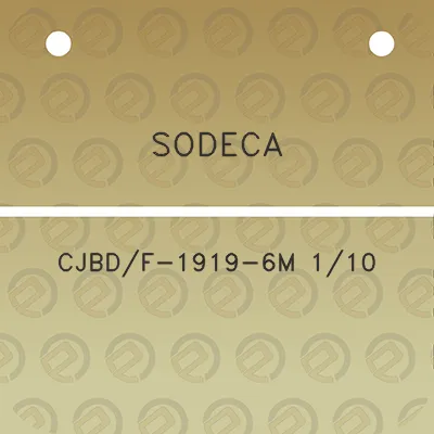 sodeca-cjbdf-1919-6m-110