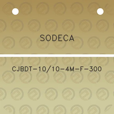 sodeca-cjbdt-1010-4m-f-300