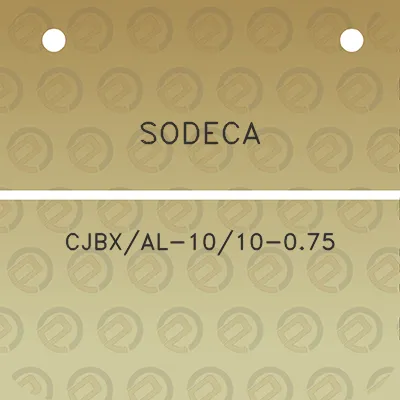 sodeca-cjbxal-1010-075