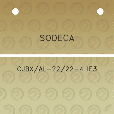 sodeca-cjbxal-2222-4-ie3