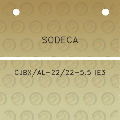 sodeca-cjbxal-2222-55-ie3