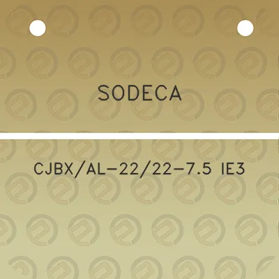 sodeca-cjbxal-2222-75-ie3