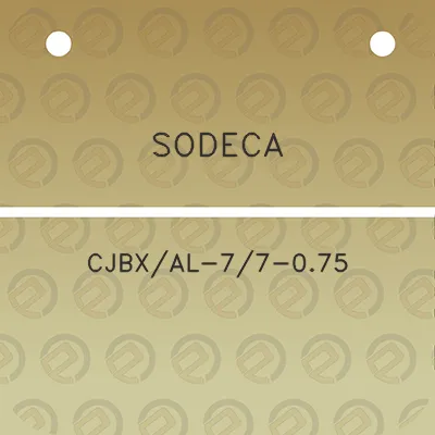 sodeca-cjbxal-77-075