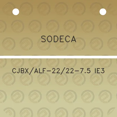 sodeca-cjbxalf-2222-75-ie3