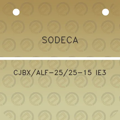 sodeca-cjbxalf-2525-15-ie3