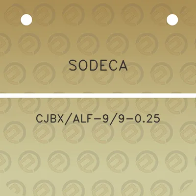 sodeca-cjbxalf-99-025