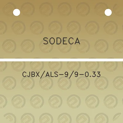 sodeca-cjbxals-99-033