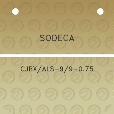 sodeca-cjbxals-99-075