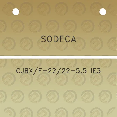 sodeca-cjbxf-2222-55-ie3