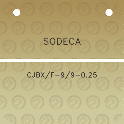 sodeca-cjbxf-99-025