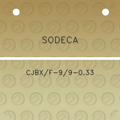 sodeca-cjbxf-99-033