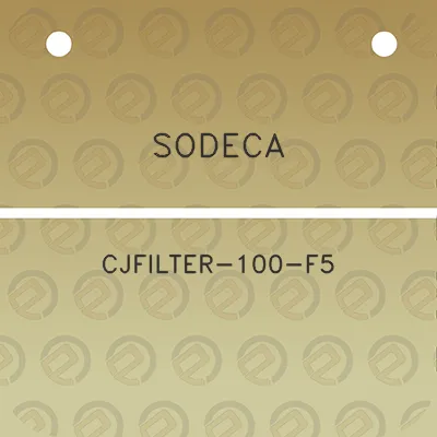 sodeca-cjfilter-100-f5