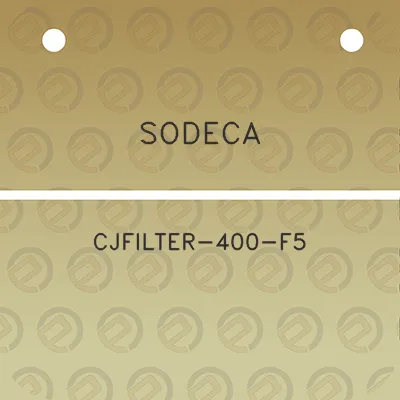 sodeca-cjfilter-400-f5