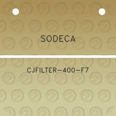 sodeca-cjfilter-400-f7